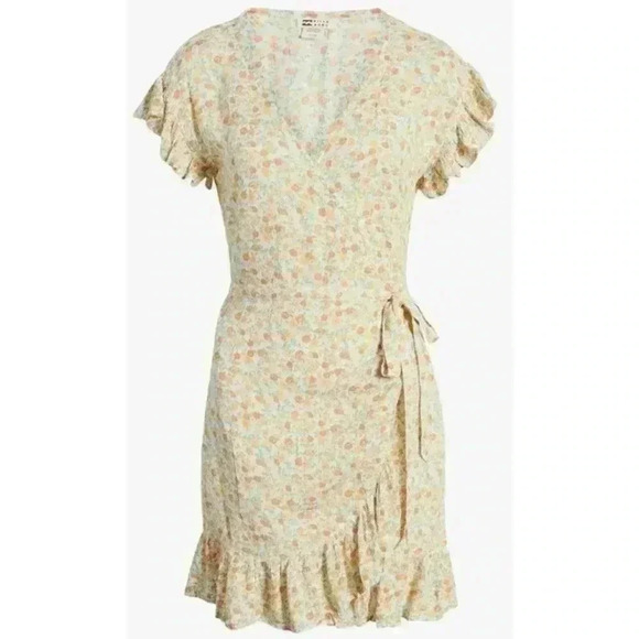 Billabong Wrap and Roll Woven Floral Dress Size M - Picture 3 of 16